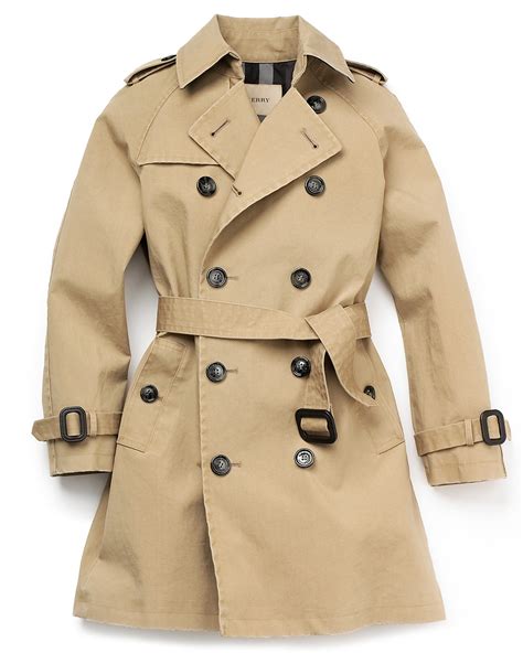 kids trench coat burberry|boys trench coat size 14.